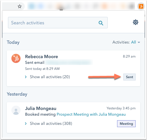 activity-feed-chrome-extension-sent-email
