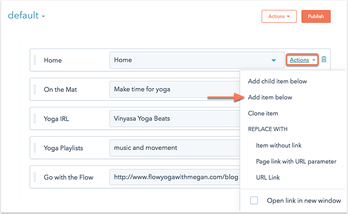 Capture d'écran d'un article d'aide HubSpot