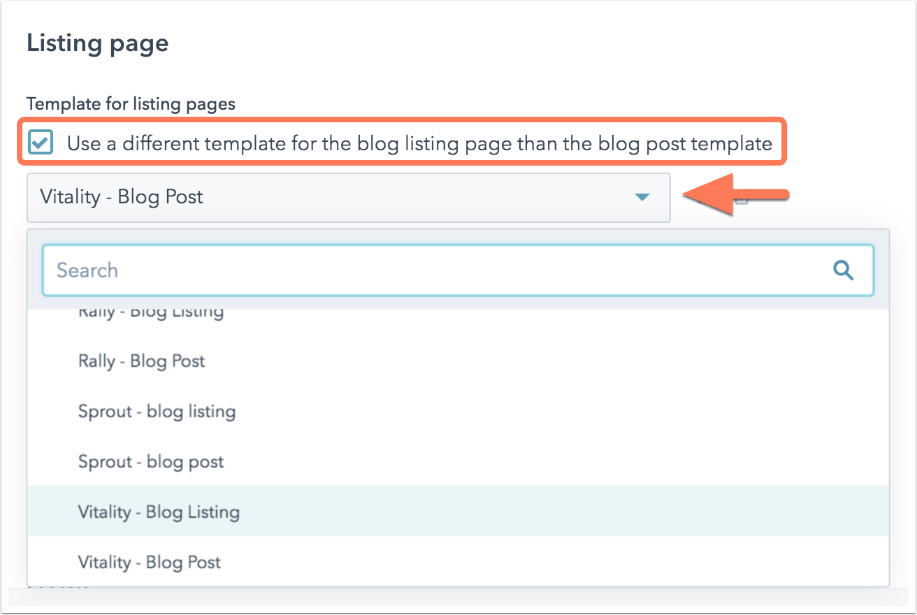 apply-theme-template-to-blog-listing-page