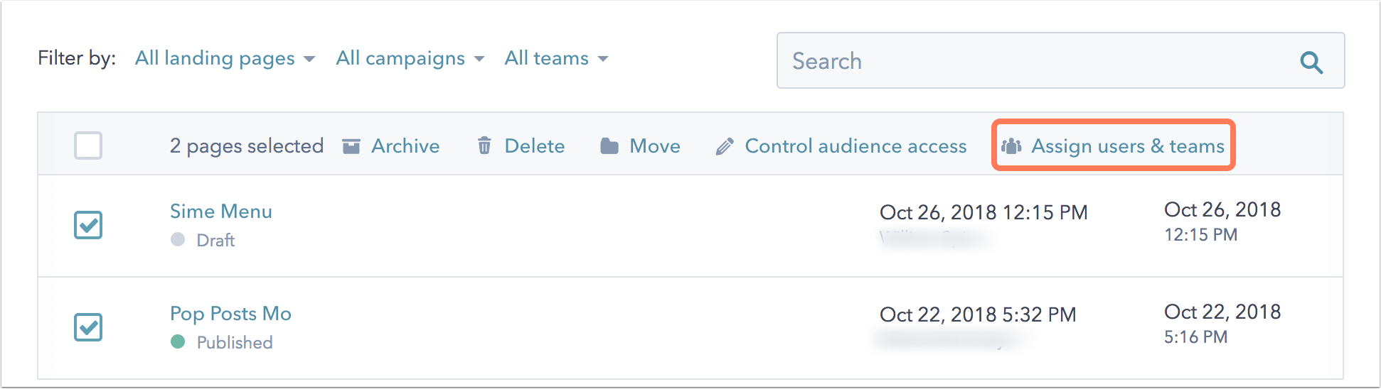 assign-multiple-pages-to-teams