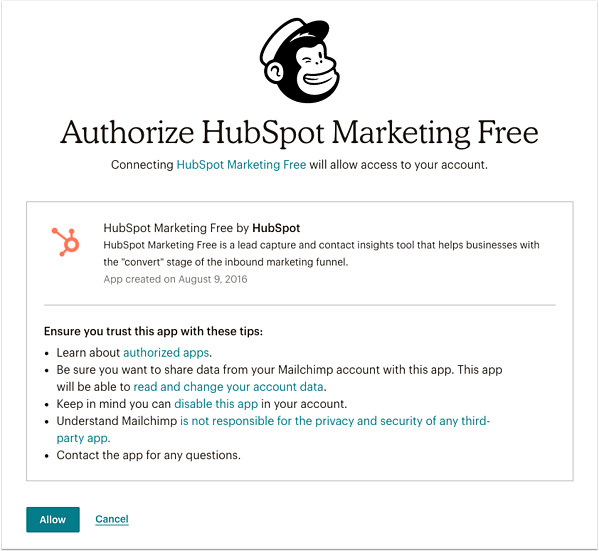 authorize-mailchimp-integration-dialog