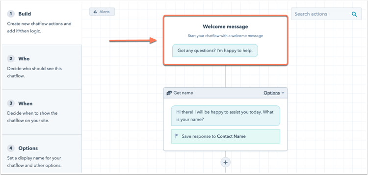 chat-bot-welcome-message