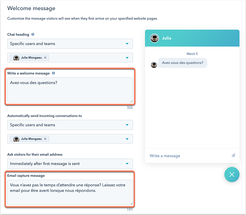chatflows-edit-welcome-message-language