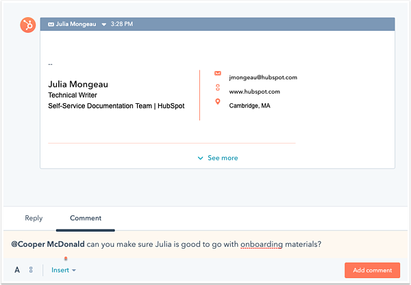 comment-on-an-email-thread