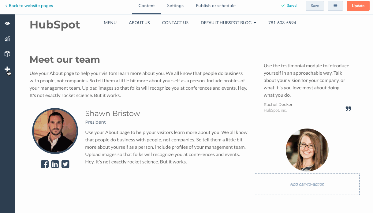 HubSpot Help article screenshot