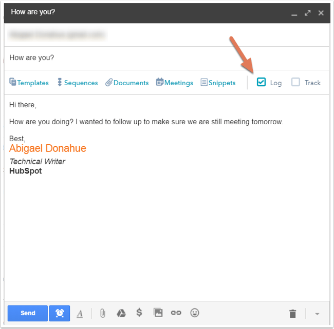 Capture d'écran d'un article de support HubSpot