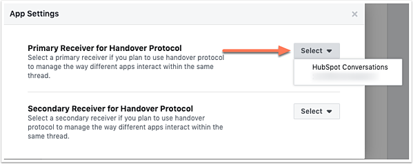 primary-receiver-for-handover-protocol