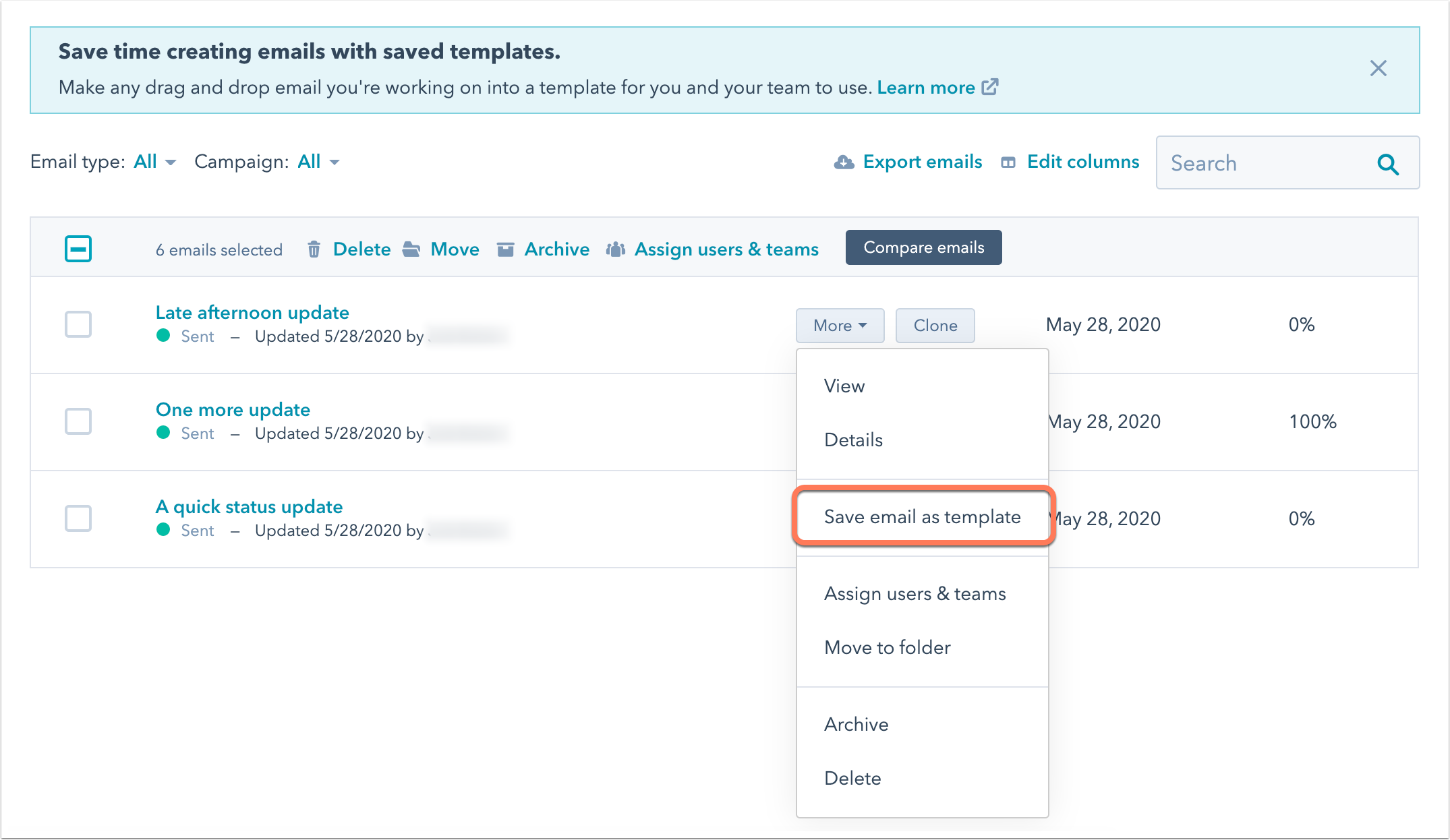 save-email-as-template-dashboard