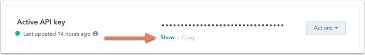 show-API-key