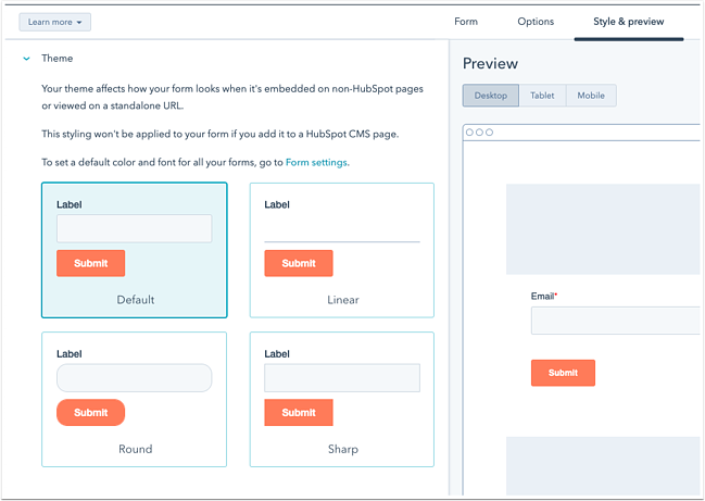 style-and-preview-form-themes