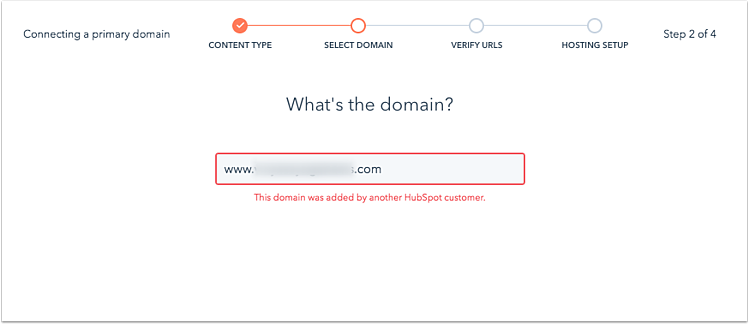 this-domain-was-added-by-another-hubspot-customer-error
