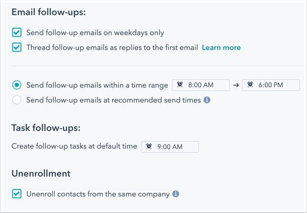updated-sequences-settings-page