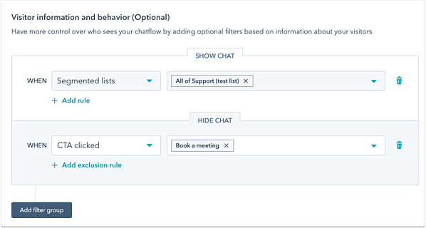 visitor-info-and-behavior-chatflow-targeting-group